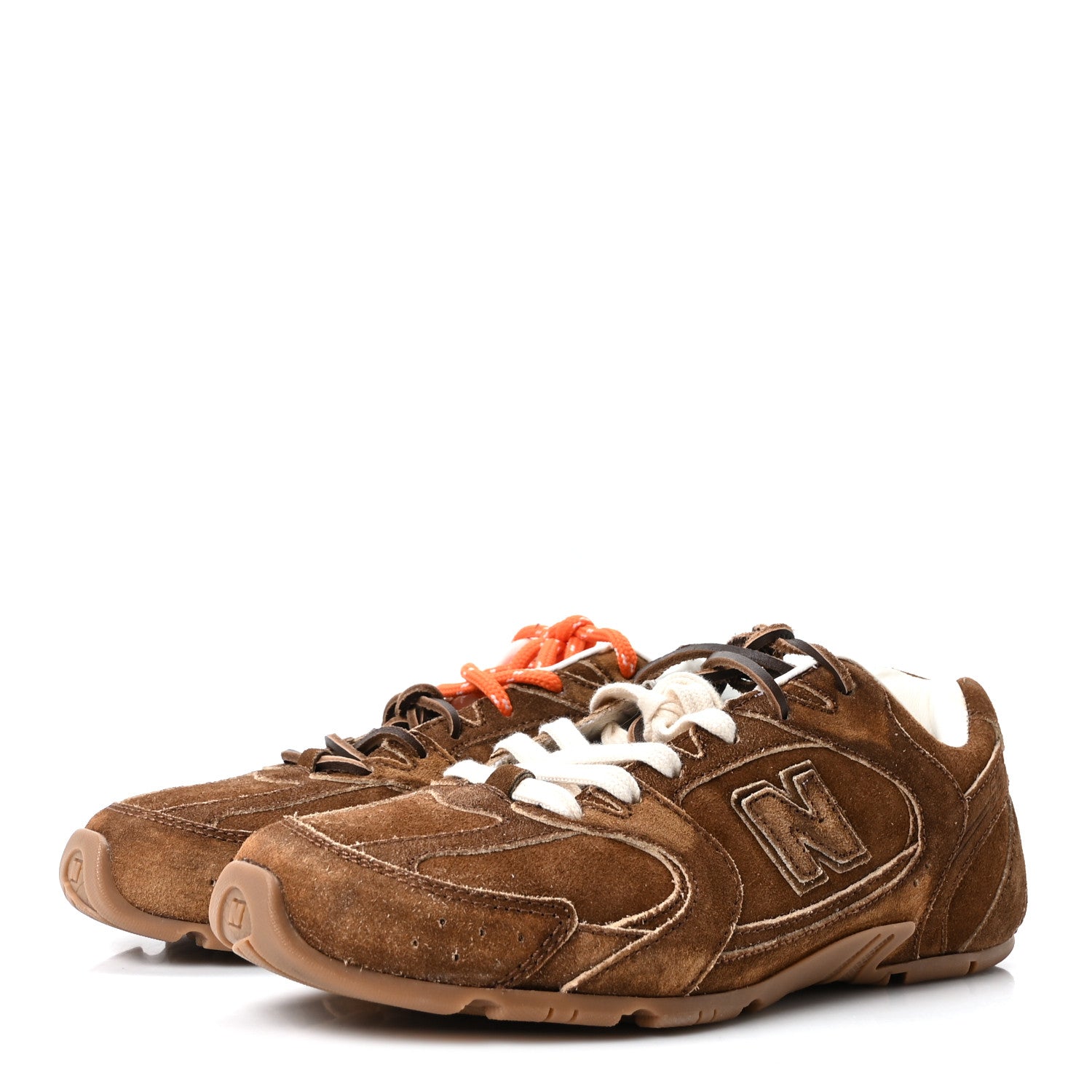 Miu Miu X NEW BALANCE Suede 530 SL Sneakers 37.5 Cinnamon 4 of 9