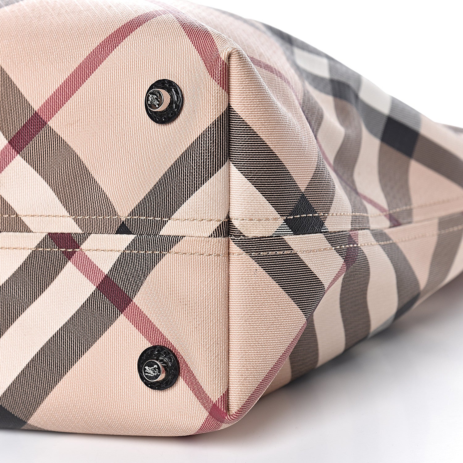 Burberry Nova Check Large Nickie Tote Black 12 of 14