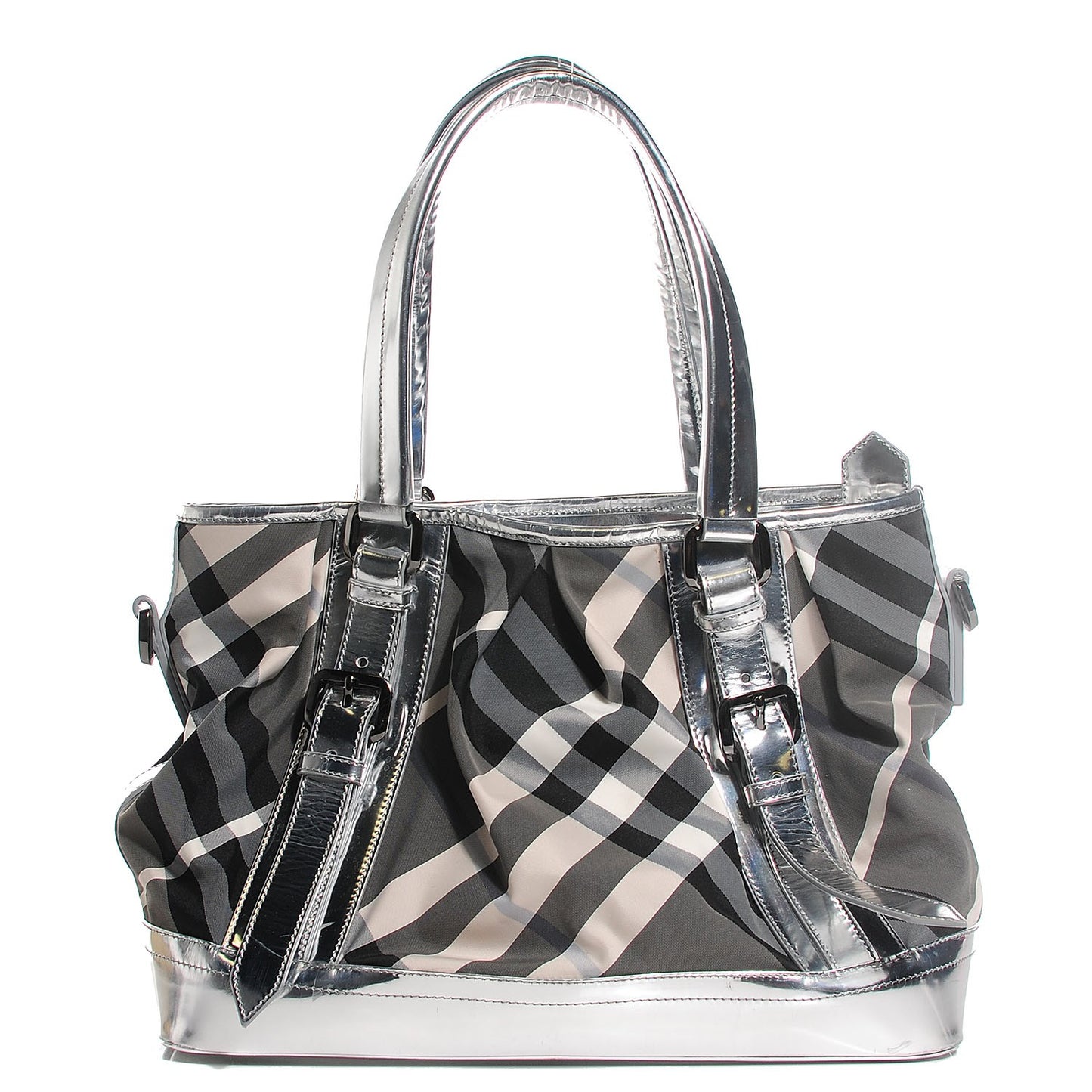 Nylon Beat Check Lowry Silver