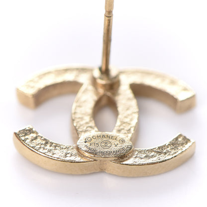 Chanel Crystal CC Earrings Gold 4 of 6