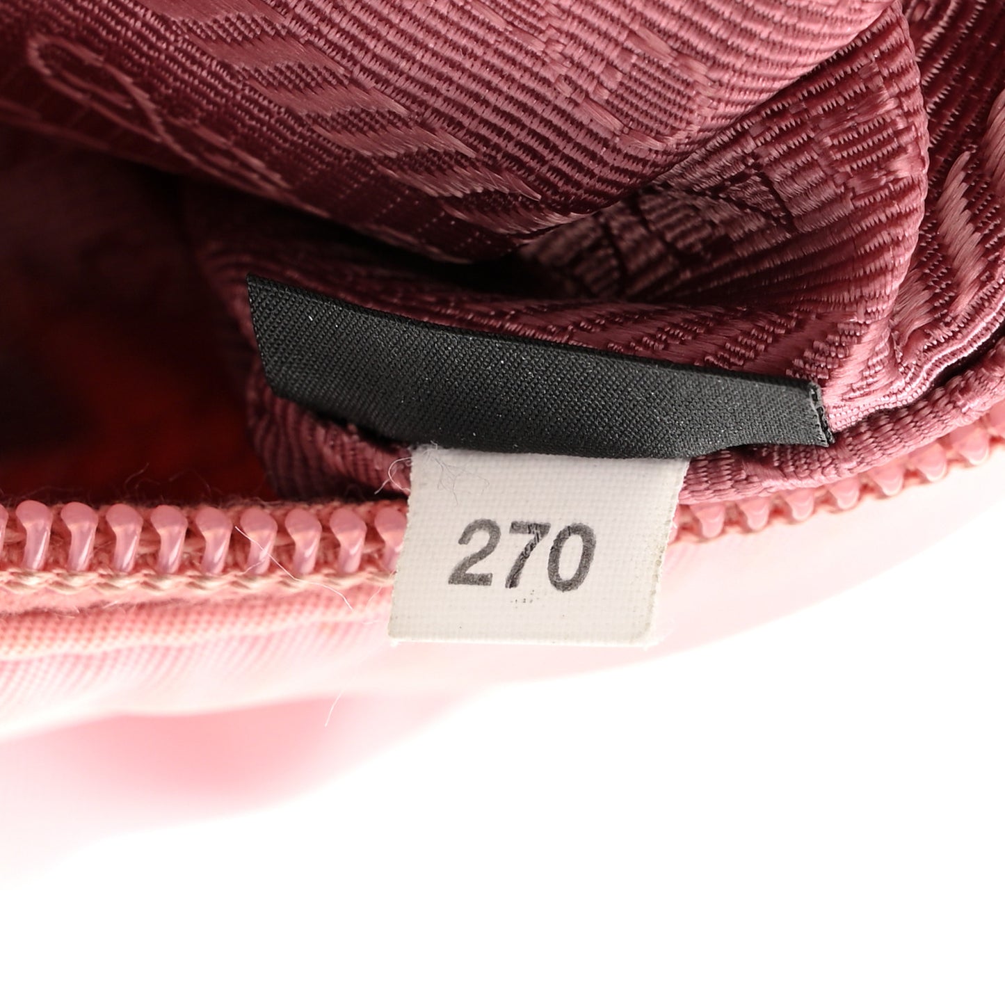 Tessuto Nylon Saffiano Mini Re-Edition 2000 Bag Rosa