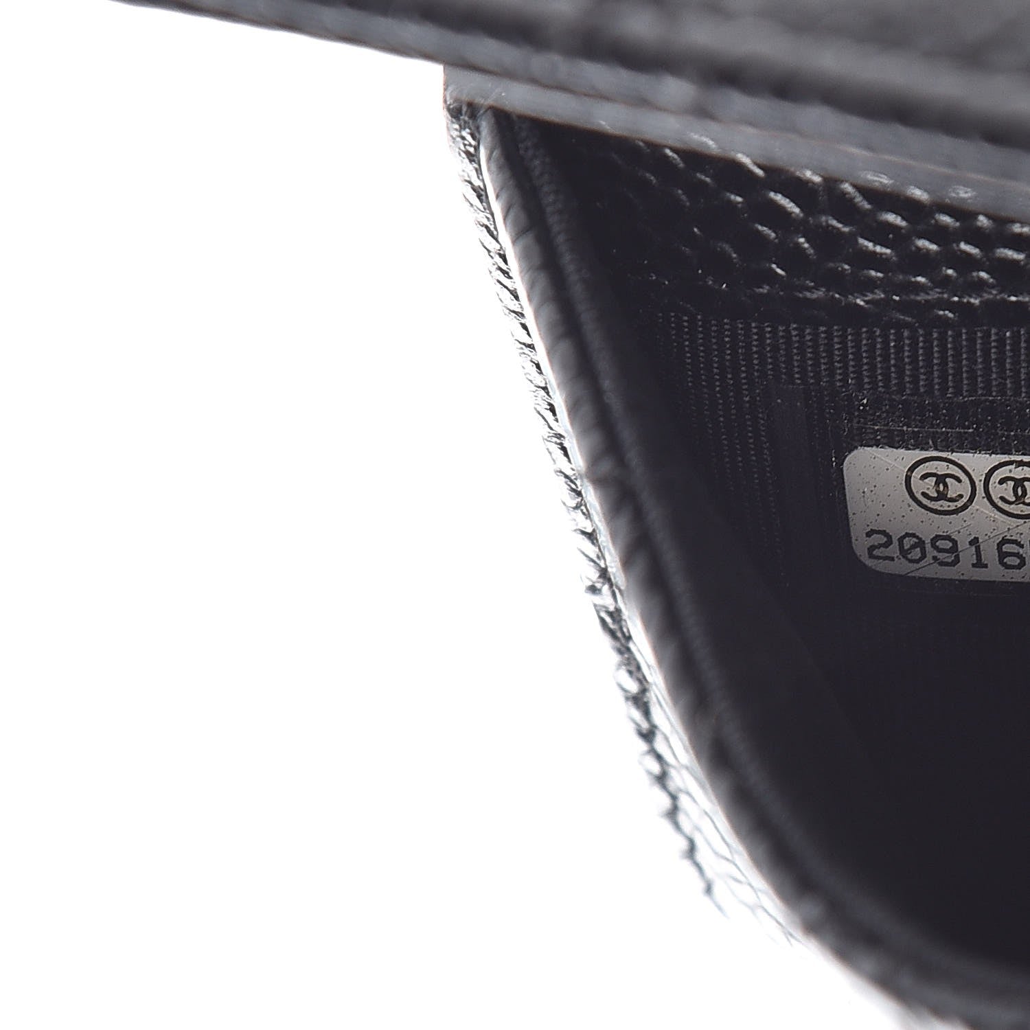 Chanel Caviar Quilted Flap Card Holder Black 8 of 8