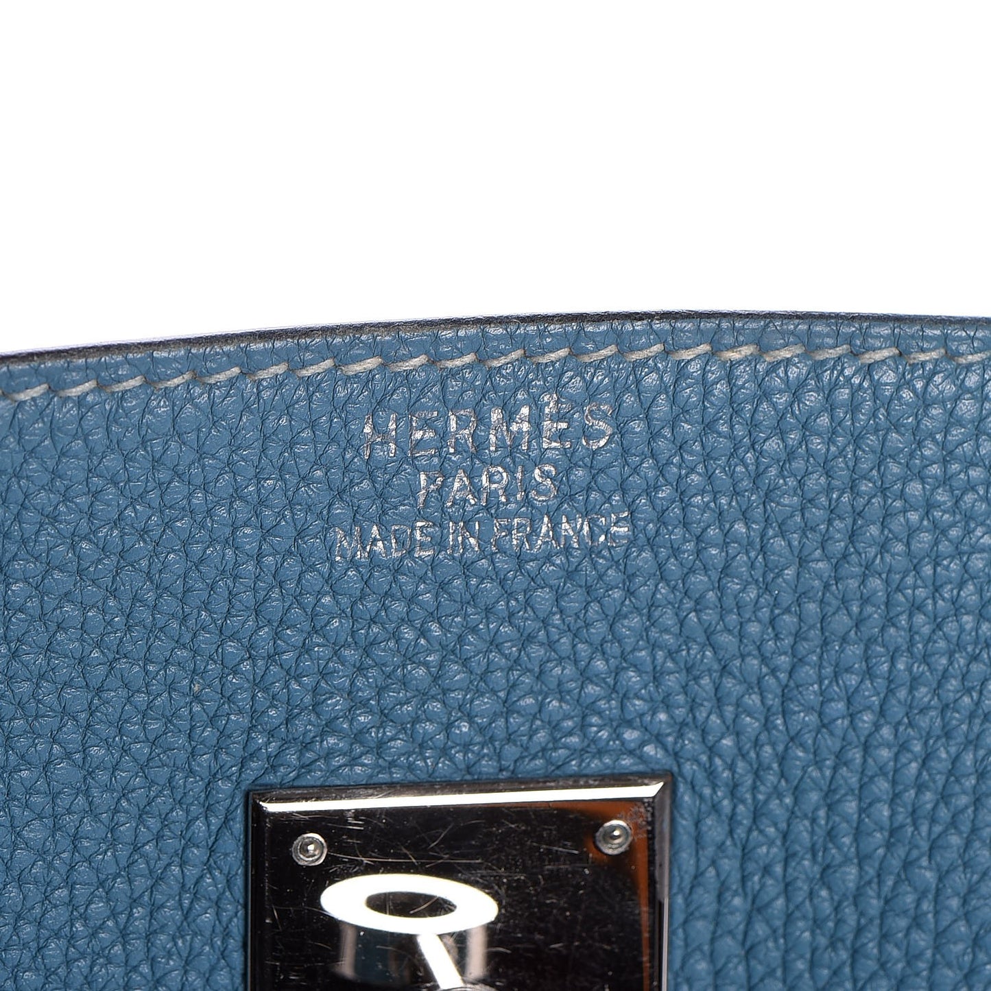 Togo Birkin 35 Blue Jean