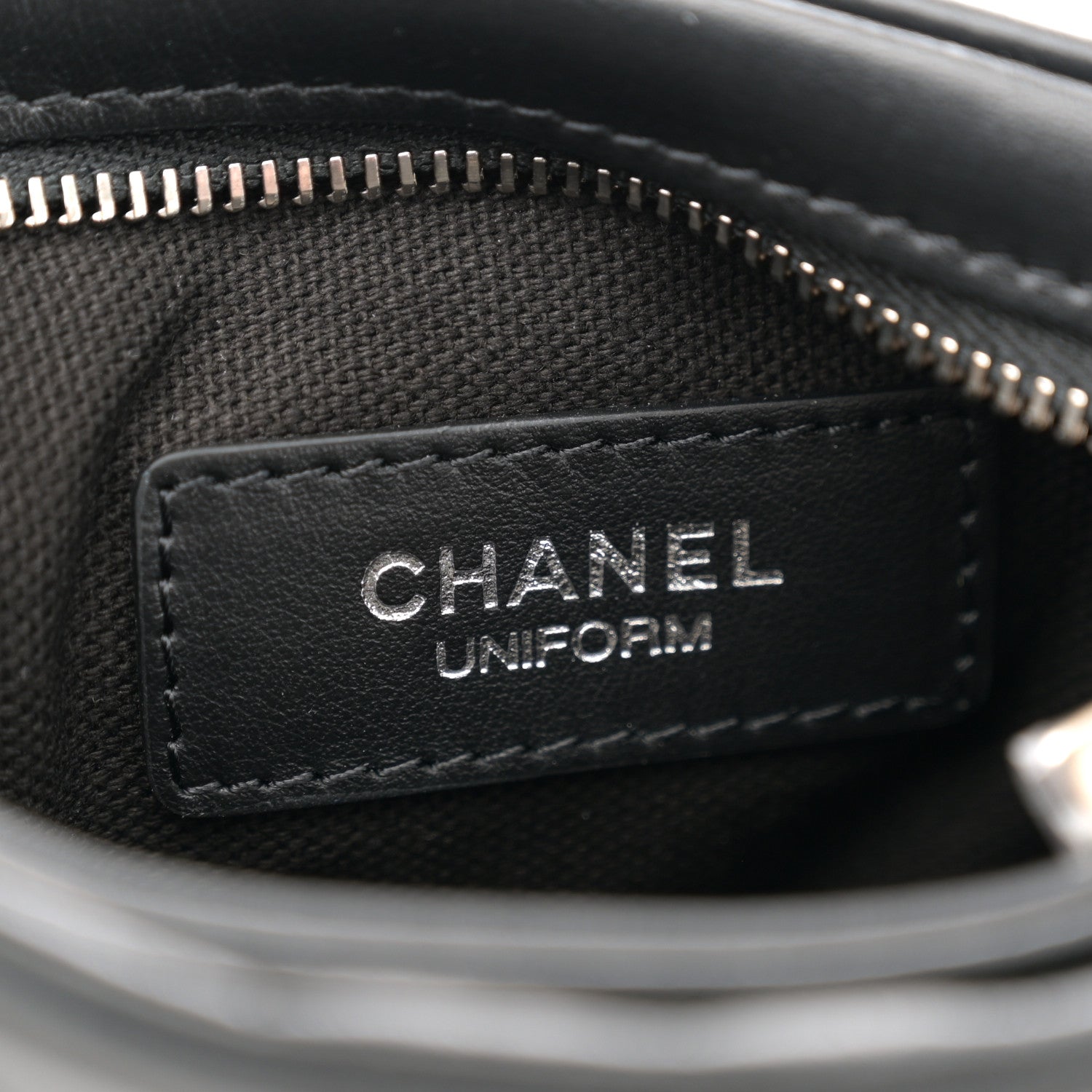 Chanel Lambskin Quilted Crossbody Bag Black 6 of 10