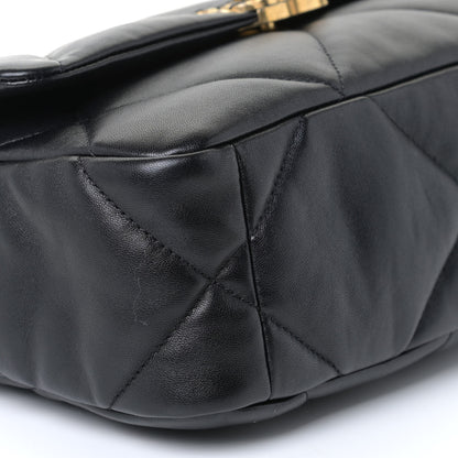 Chanel Lambskin Quilted Medium Chanel 19 Flap Black 5 of 10