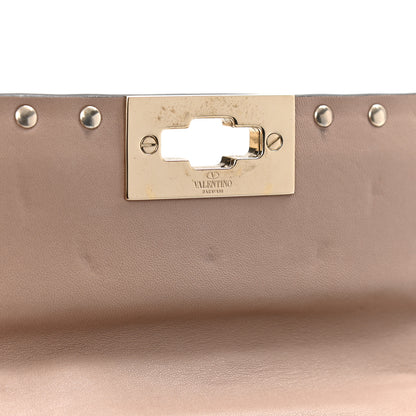 Valentino Garavani Nappa Small Rockstud Spike Shoulder Bag Poudre 9 of 9