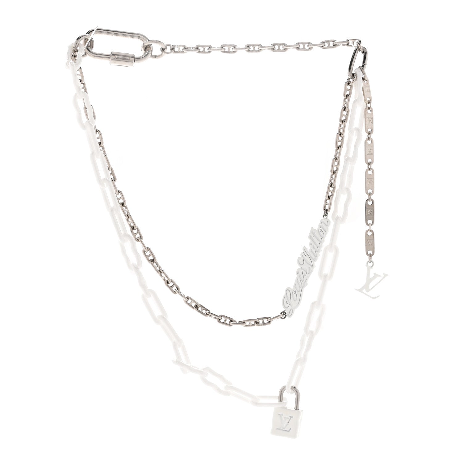 Louis Vuitton Resin Necklace White 3 of 6
