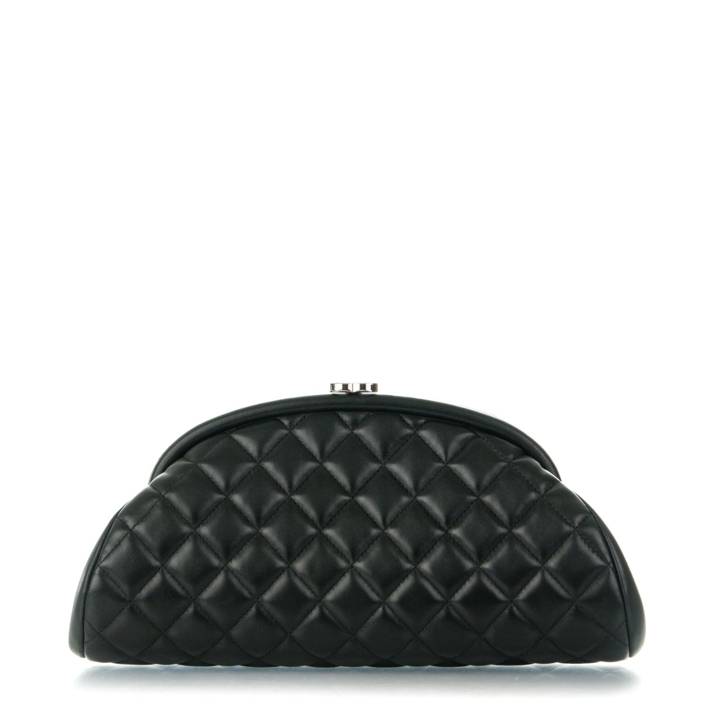 Lambskin Quilted Timeless Clutch Black