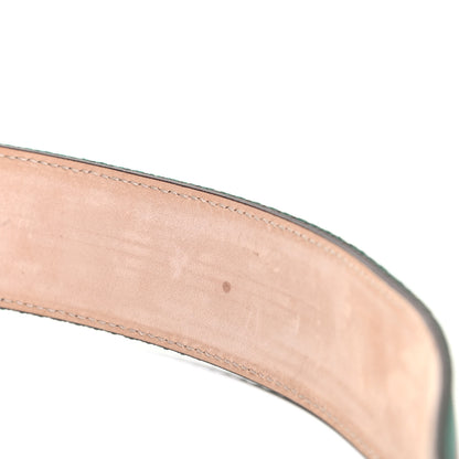 Gucci Calfskin Web Interlocking G Belt 85 34 Off White 6 of 6