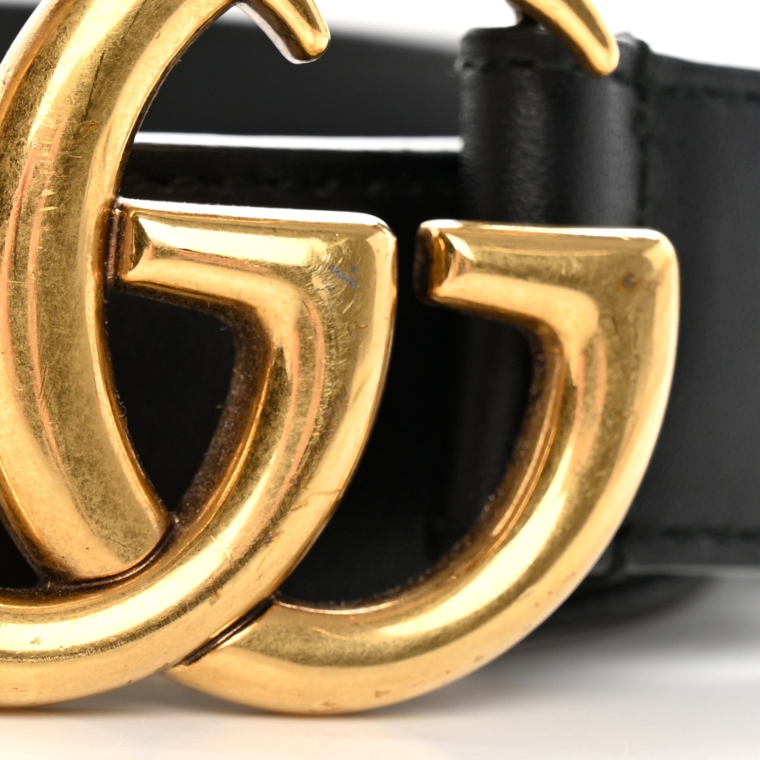 Gucci Moon Calfskin Double G 30mm Belt 70 28 Black 10 of 10
