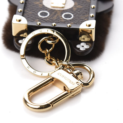 Louis Vuitton Wild Fur Monogram Eye-Trunk Bear Bag Charm 4 of 5