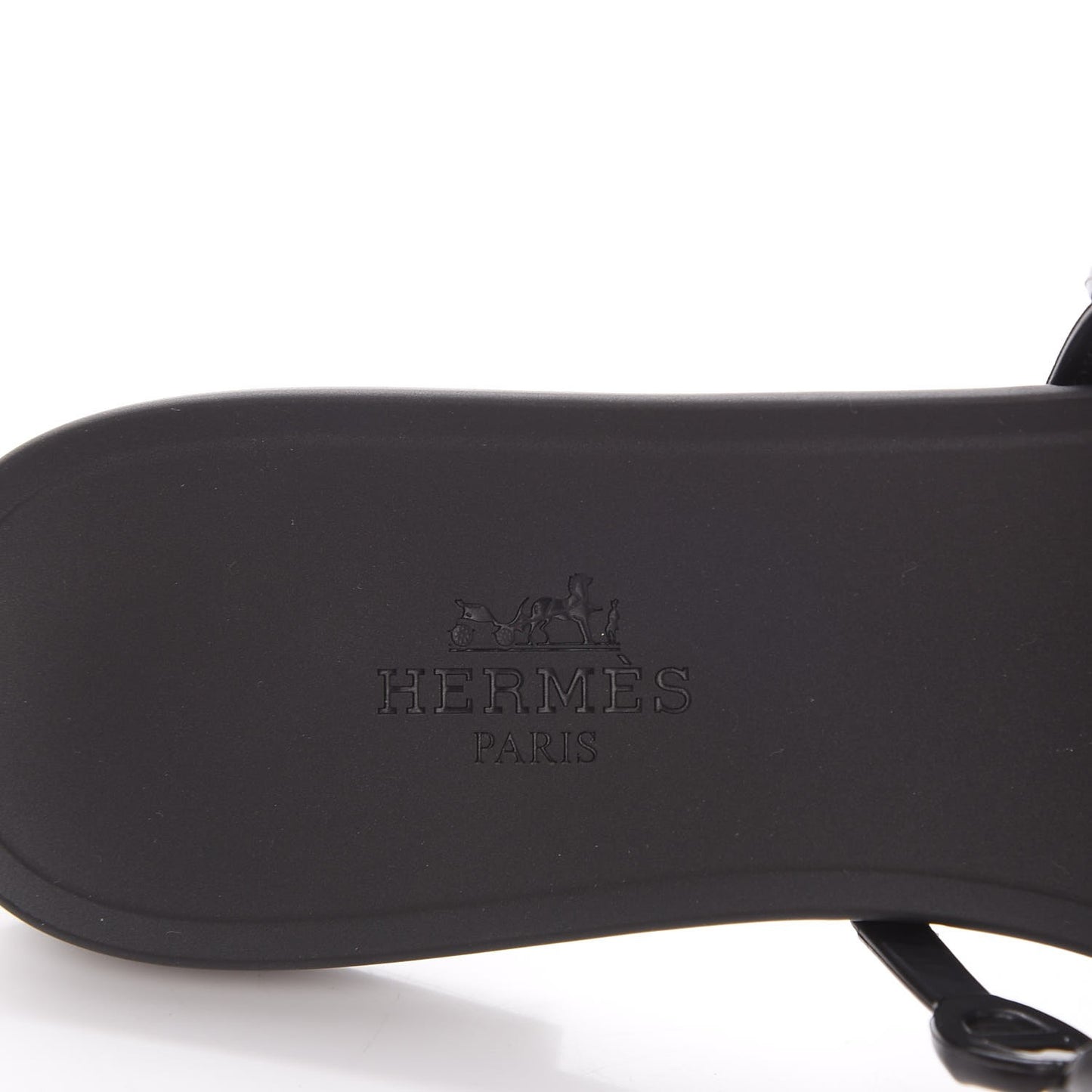 Rubber Chaine d'Ancre Rivage Sandals 36 Black