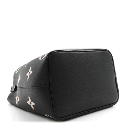 Louis Vuitton Empreinte Monogram Giant Neonoe MM Black Beige 5 of 12