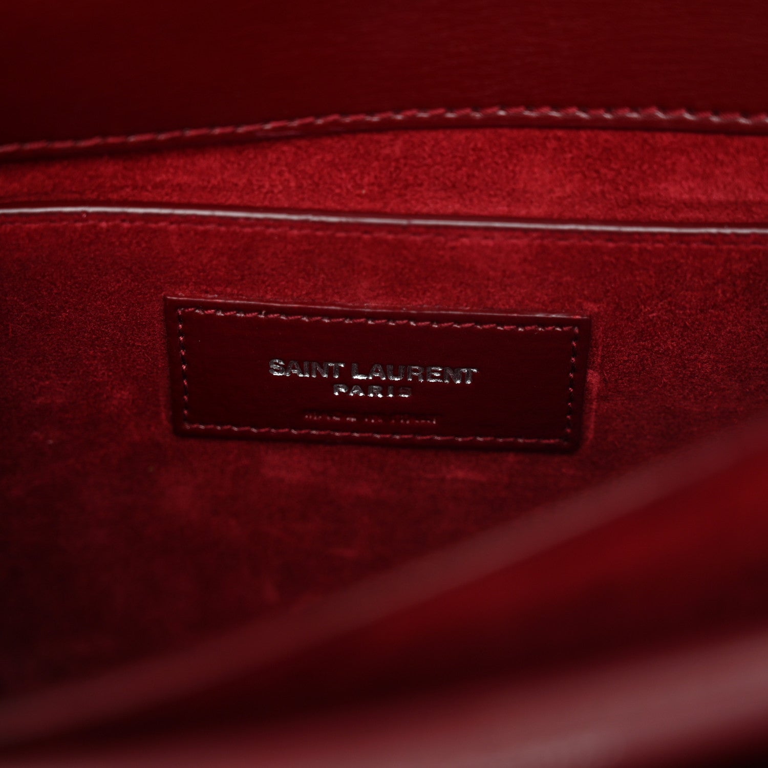 Saint Laurent Calfskin Medium Monogram Sunset Pallisandre 6 of 12