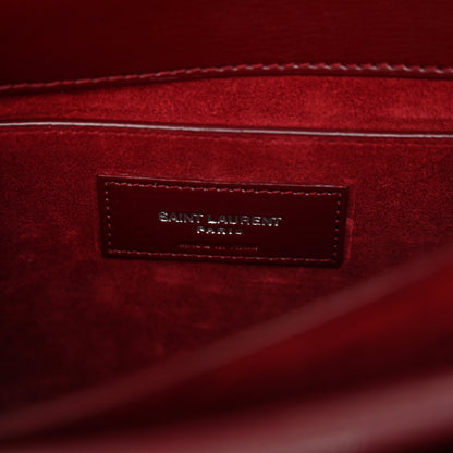 Saint Laurent Calfskin Medium Monogram Sunset Pallisandre 6 of 12