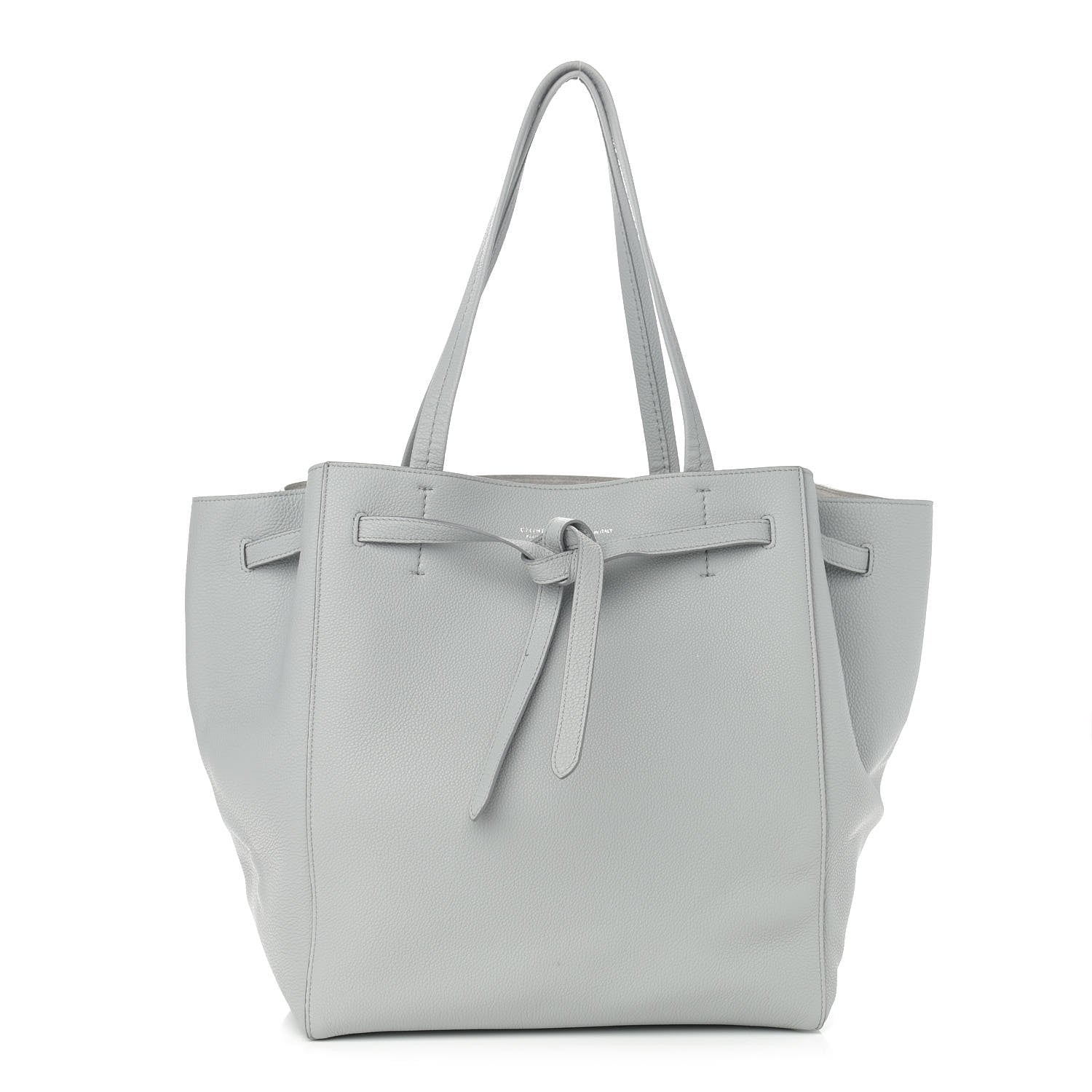 Celine Soft Grained Calfskin Small Belt Cabas Phantom Mineral 1 of 10