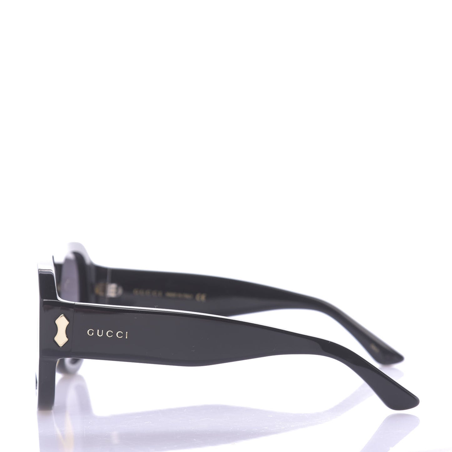 Acetate Aviator Sunglasses GG0668S Black