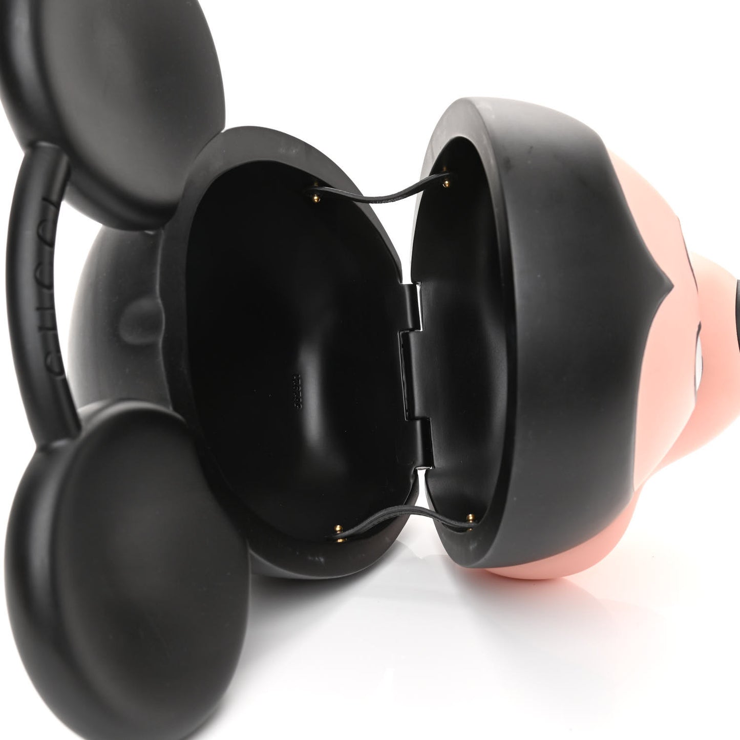 X DISNEY Plastic Mickey Mouse Top Handle Bag Black