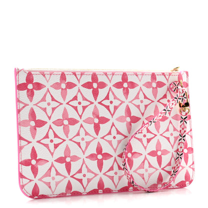 Louis Vuitton Monogram Giant By The Pool 2.0 Neverfull MM Pochette Rose 3 of 7