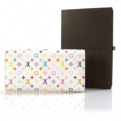 Louis Vuitton Monogram Multicolor Sarah Wallet White 2 of 10