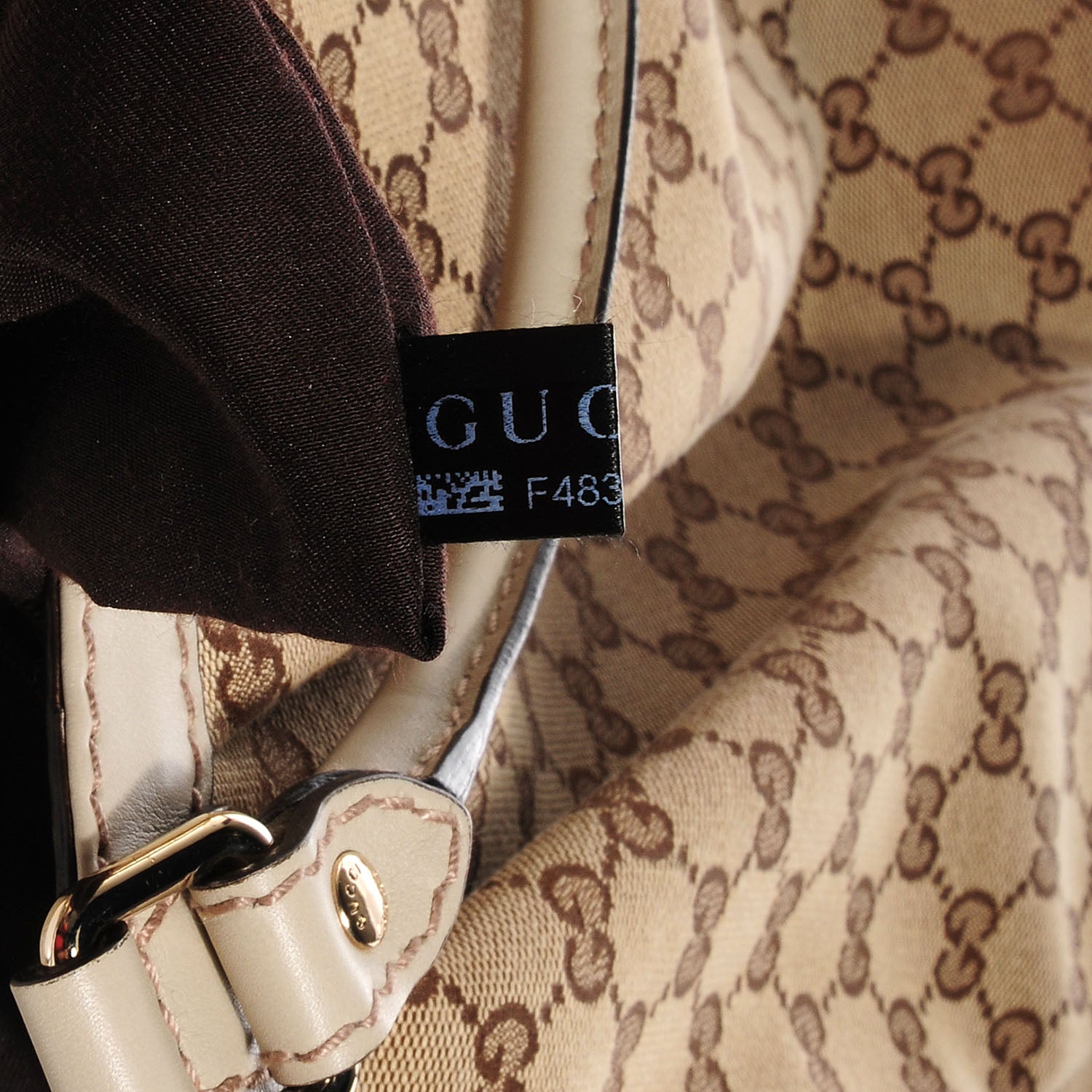 Gucci Monogram Large Sukey Tote Off White 7 of 9