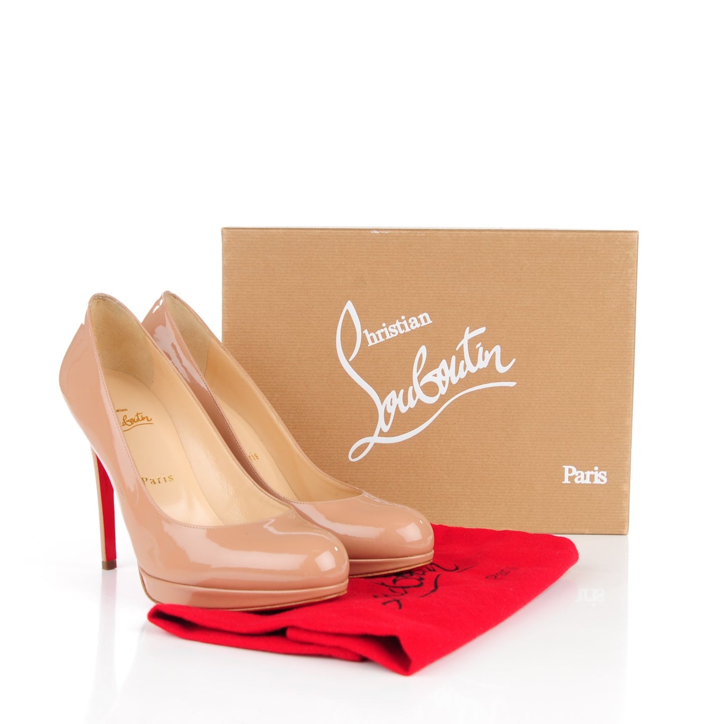 Patent New Simple 120 Pumps 38.5 Nude