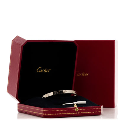 Cartier 18K White Gold LOVE Bracelet 19 8 of 8