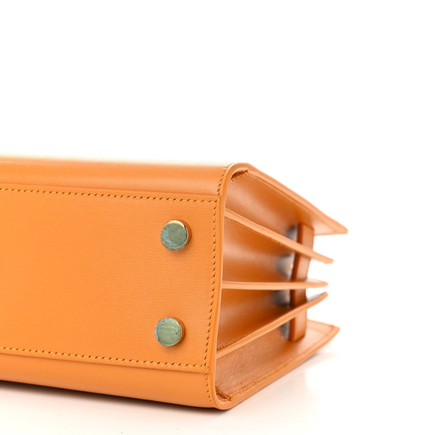 Saint Laurent Calfskin Nano Sac De Jour Mustard 10 of 11