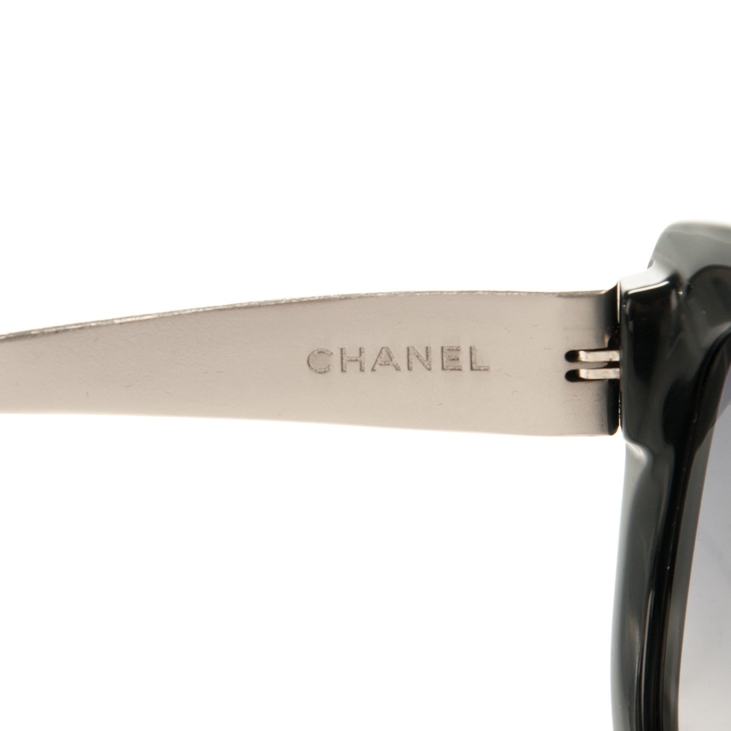 Polarized Tweed CC Sunglasses 5347 Black