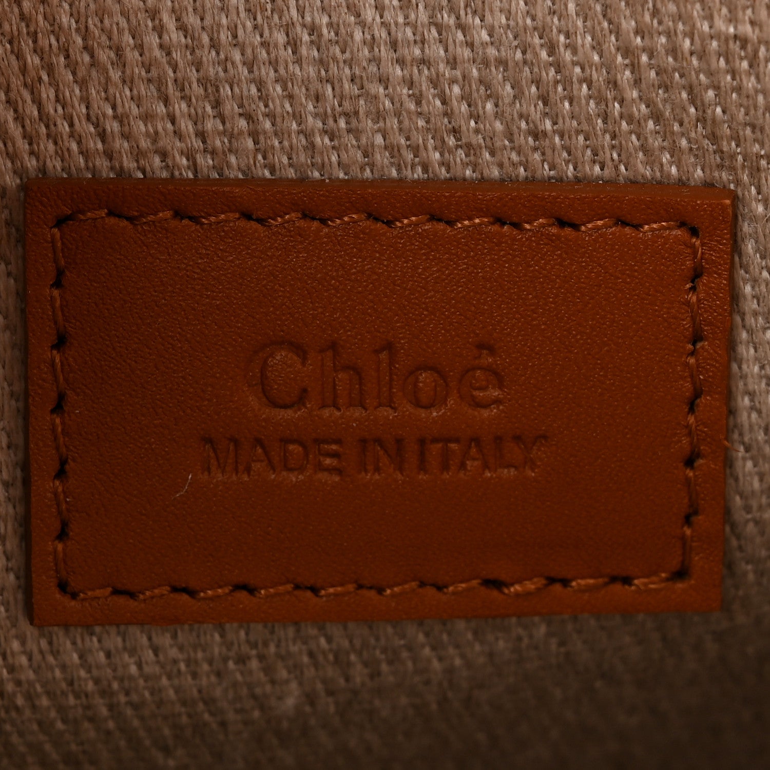 Chloe Calfskin Small Woody Tote Caramel 5 of 9