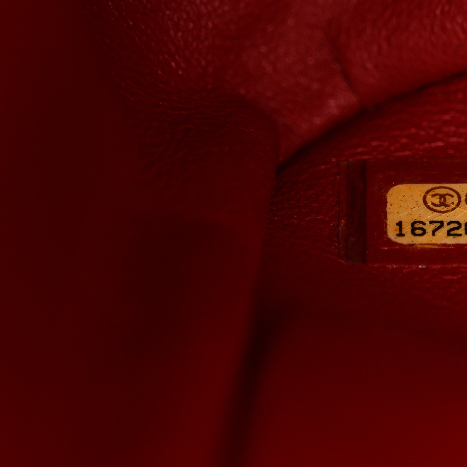 Chanel Caviar Quilted Jumbo Double Flap Red 7 of 10