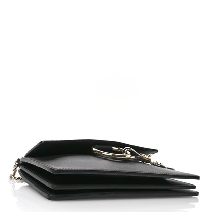 Chloe Calfskin Suede Mini Chain Faye Shoulder Bag Black 4 of 10