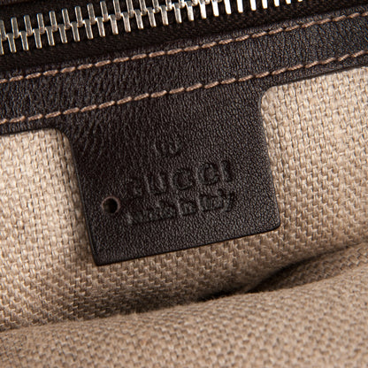 Gucci Python Peggy Braided Tote Dark Brown 6 of 7