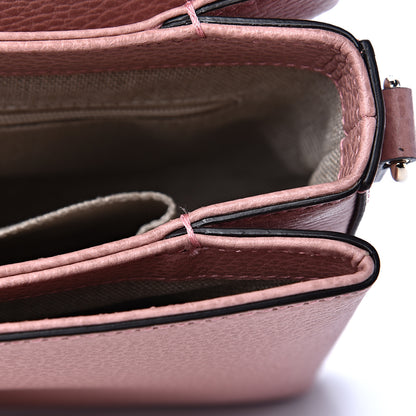 Gucci Dollar Calfskin Interlocking G Top Handle Shoulder Bag Soft Pink 9 of 9