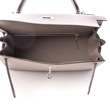 Hermes Epsom Kelly Sellier 28 Gris Asphalte 14 of 35