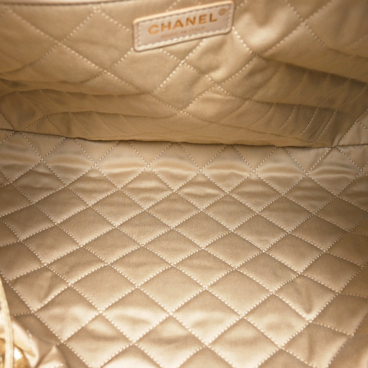 Chanel Metallic Calfskin Quilted Chanel 22 Golden 6 of 11