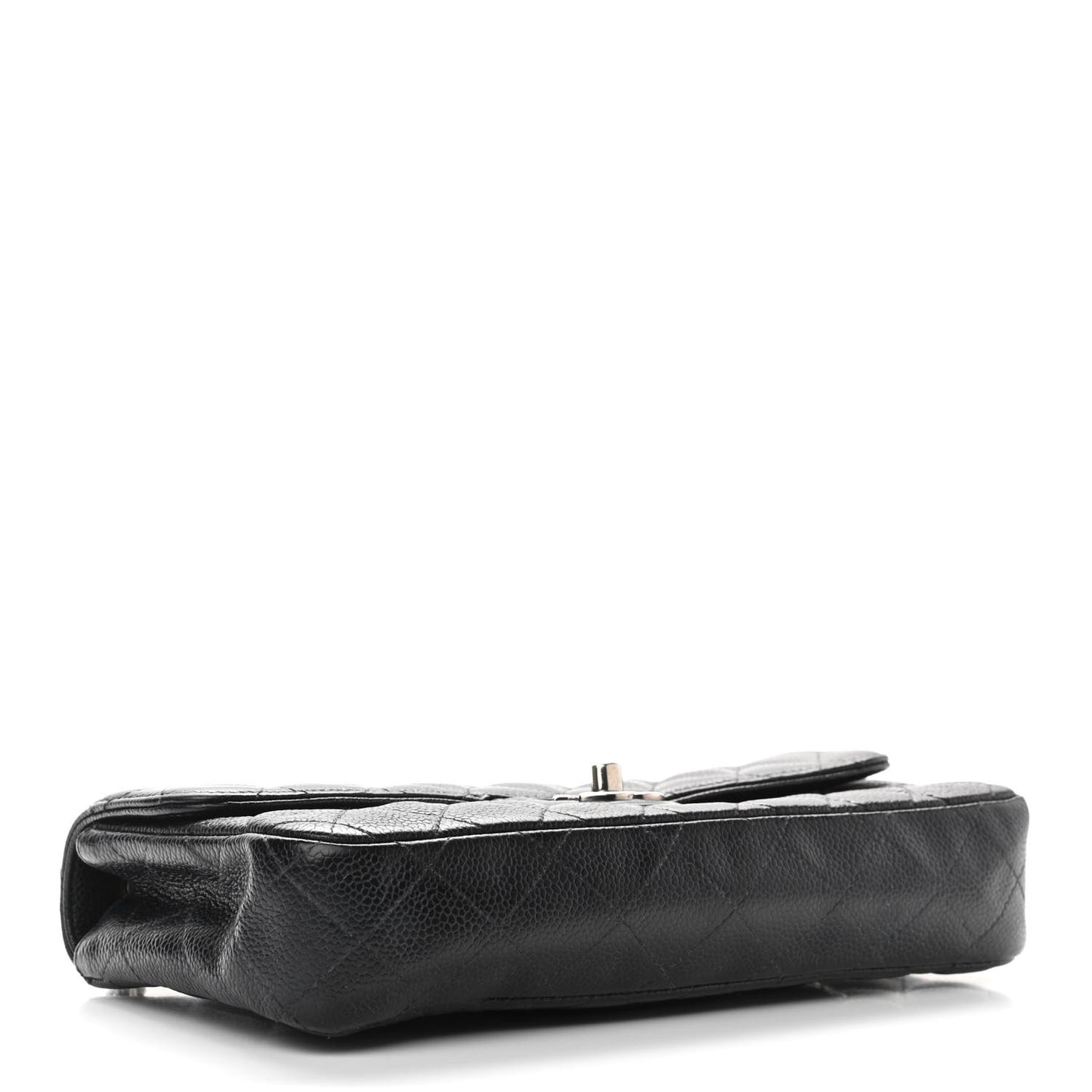 Caviar Quilted East West Flap Black