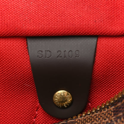 Louis Vuitton Damier Ebene Speedy Bandouliere 25 8 of 10