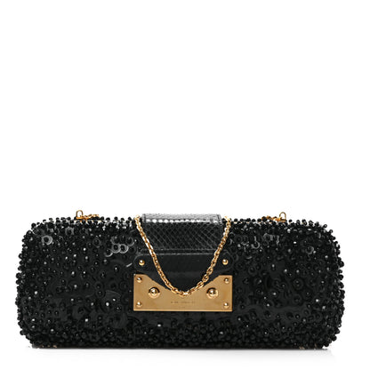 Louis Vuitton Sequin Ayers Minaudiere Tresor Clutch Black 1 of 9