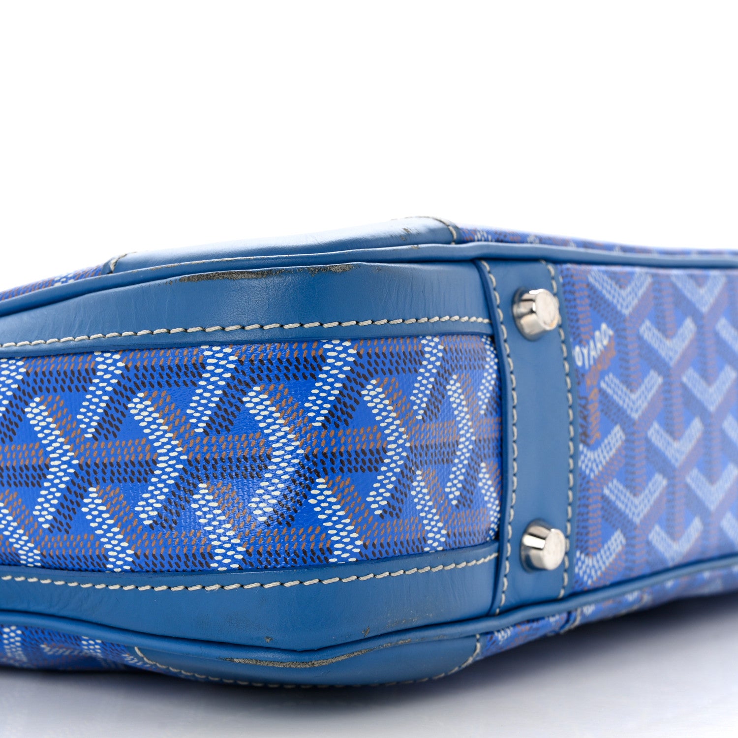 Goyard Goyardine Ambassade PM Briefcase Sky Blue 8 of 10