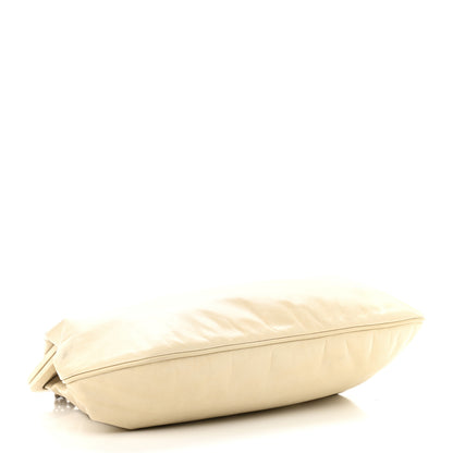 Chanel Glazed Calfskin Kisslock Frame Bag Beige 4 of 11