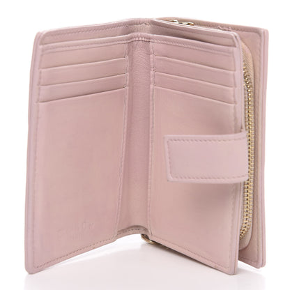 Christian Dior Lambskin Cannage Lady Dior Eden Wallet Pink 5 of 10