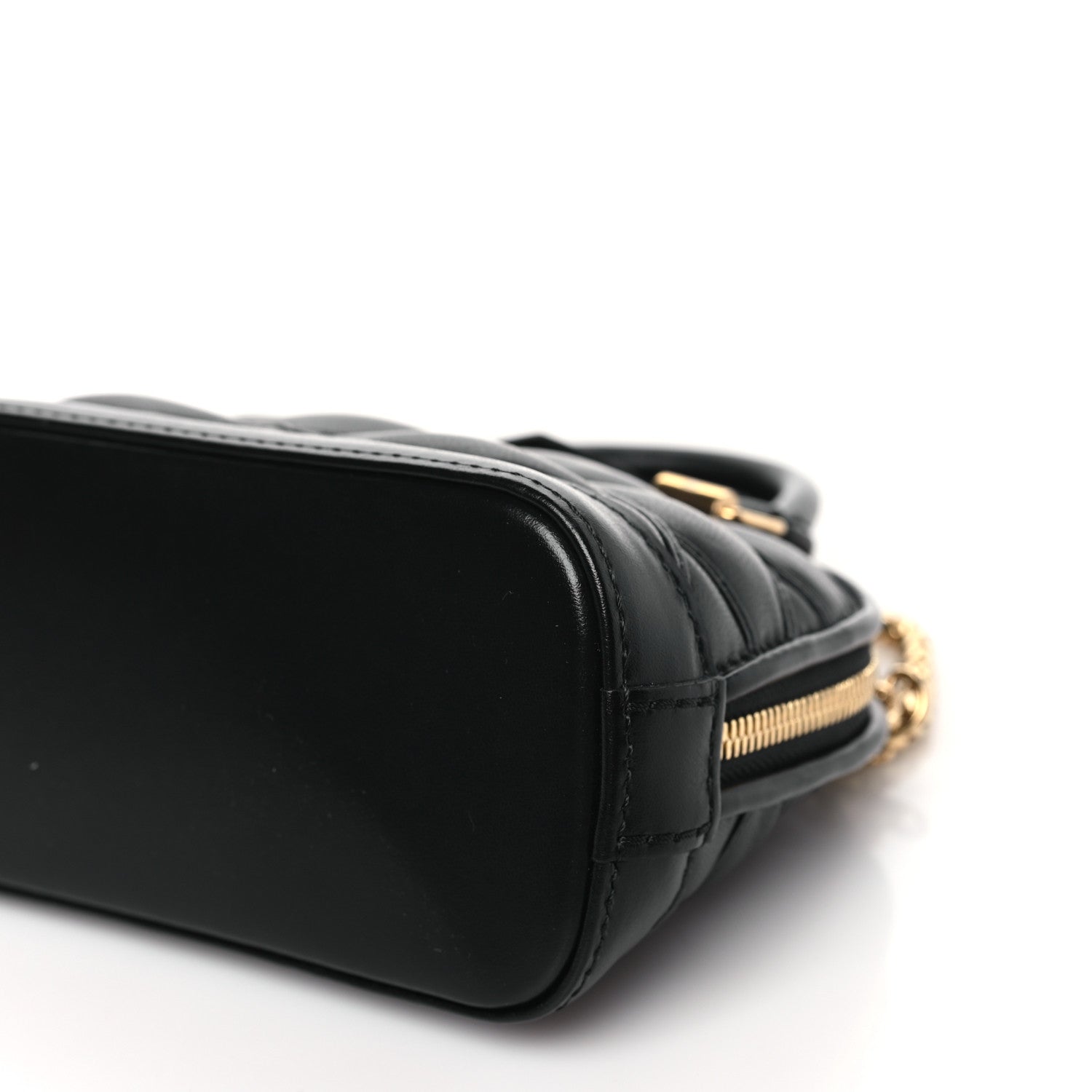 Louis Vuitton Lambskin Malletage Alma Nano Black 8 of 8