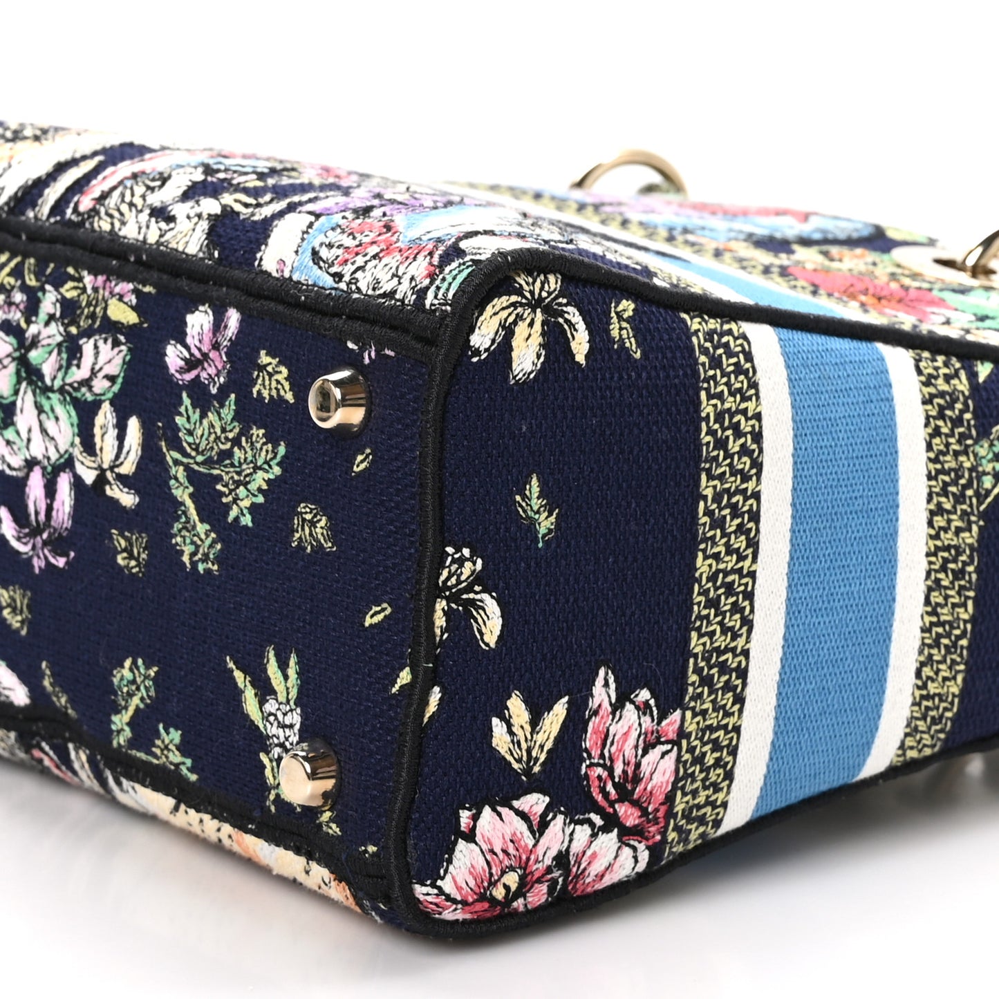 Canvas D-Constellation Embroidered Medium Lady D-Lite Bleu Multicolor