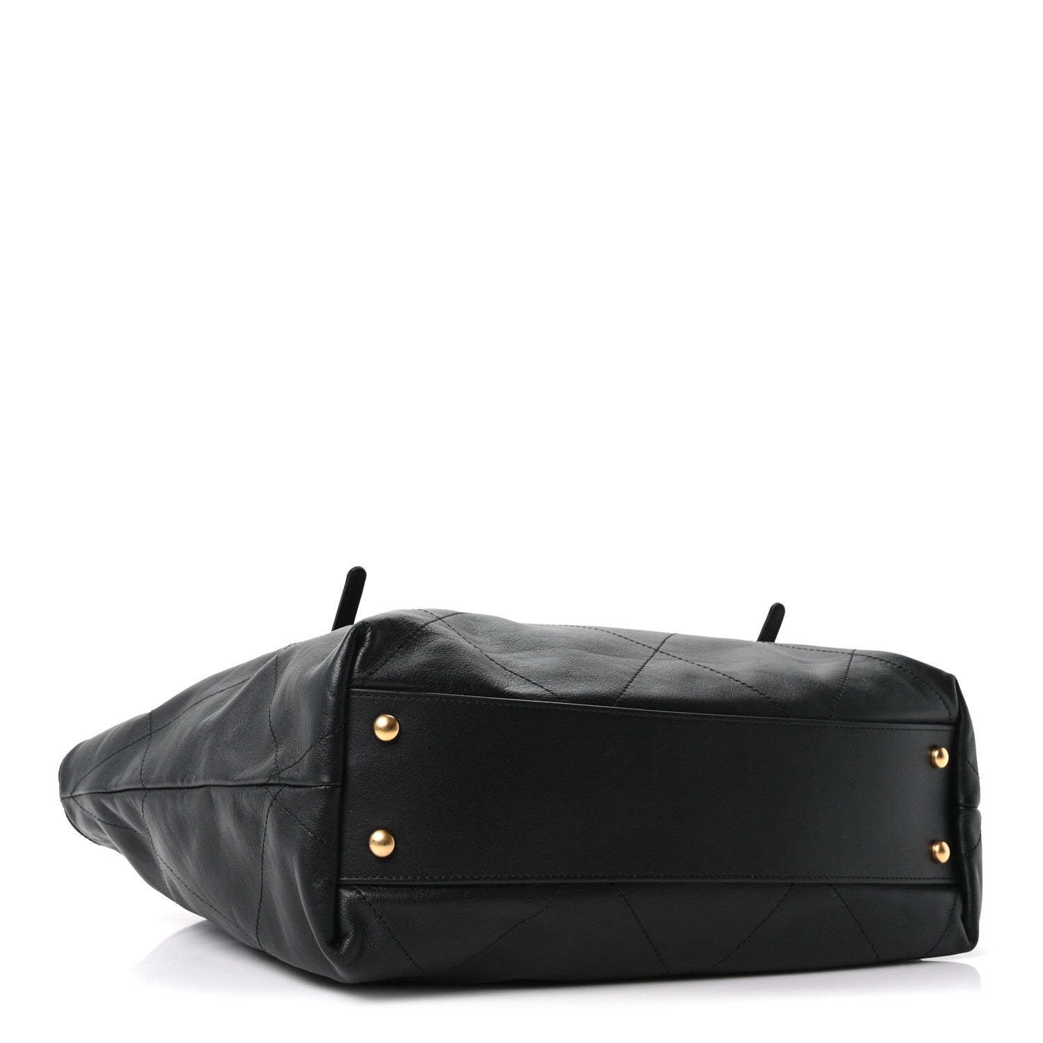 Chanel Calfskin Quilted Small Shopping Bag Black 5 of 11
