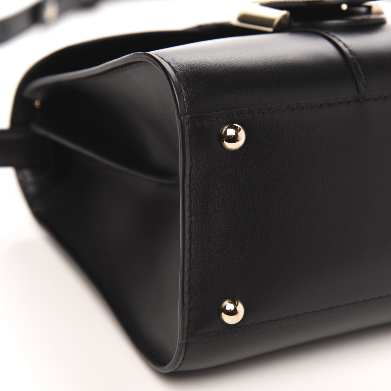 Delvaux Box Calfskin Mini Brillant Satchel Black 8 of 9