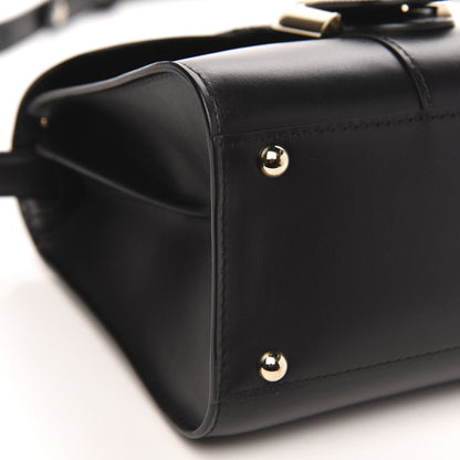 Delvaux Box Calfskin Mini Brillant Satchel Black 8 of 9