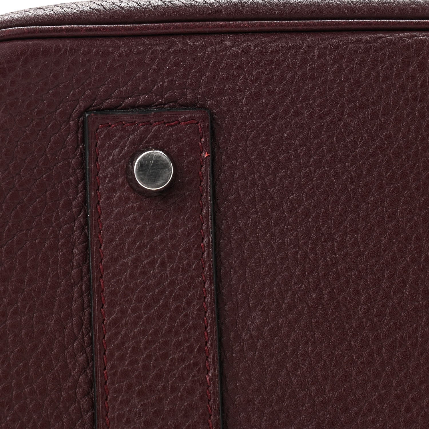 Hermes Taurillon Clemence JPG Shoulder Birkin II 42 Prune 11 of 11