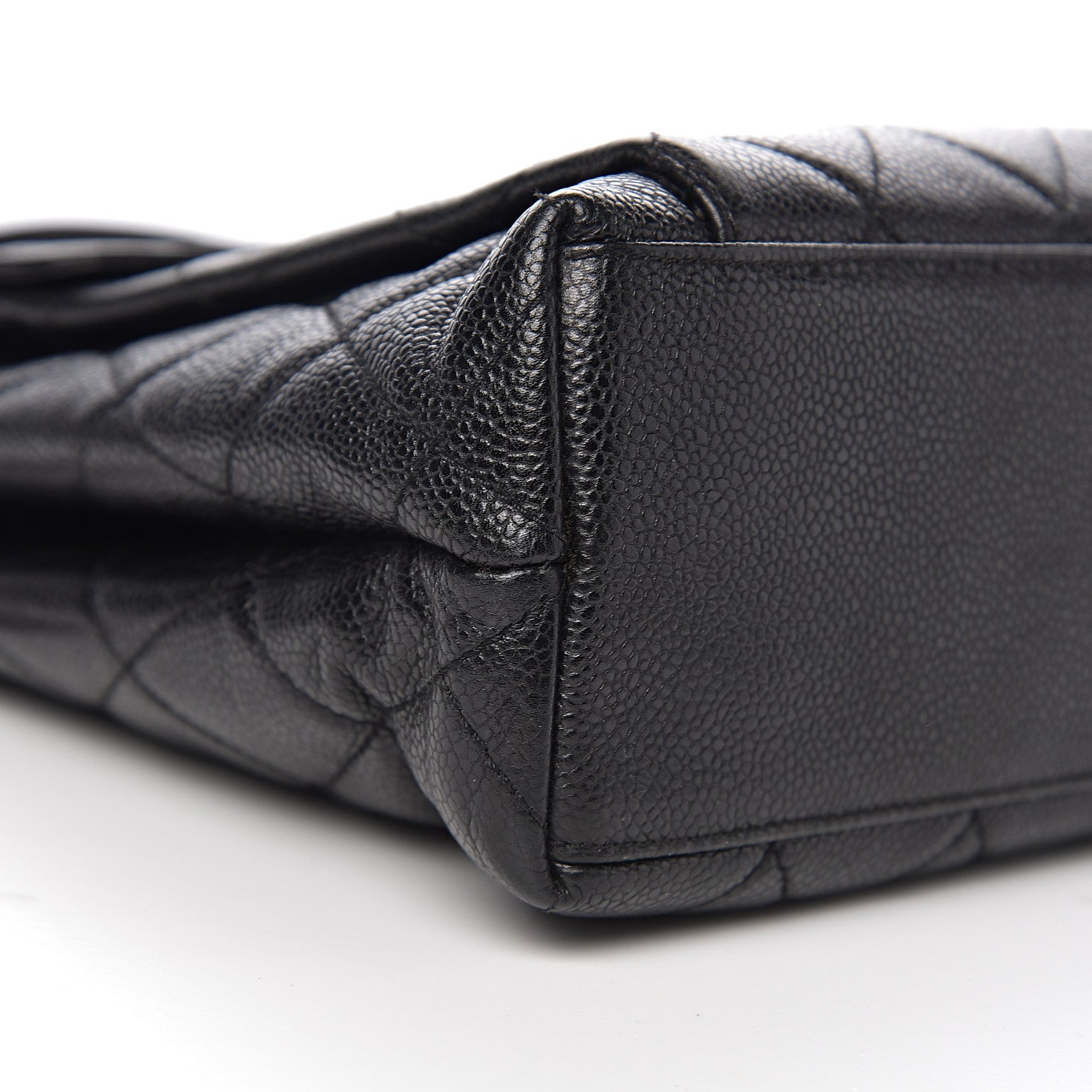 Chanel Caviar Quilted Flap Shoulder Bag Black 7 of 9