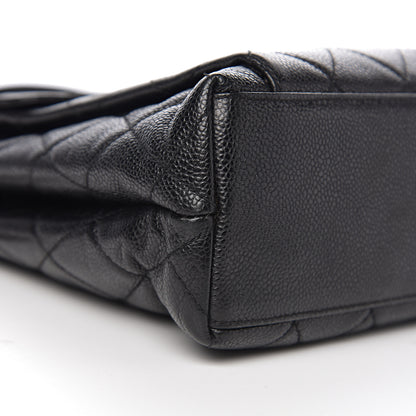 Chanel Caviar Quilted Flap Shoulder Bag Black 7 of 9